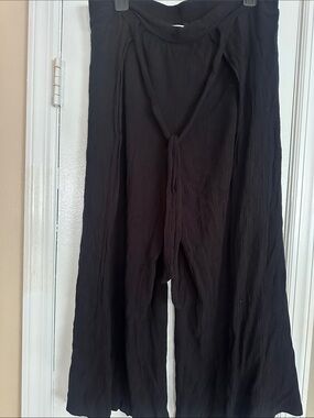Xhilaration Black Lightweight Swim Coverup Pants